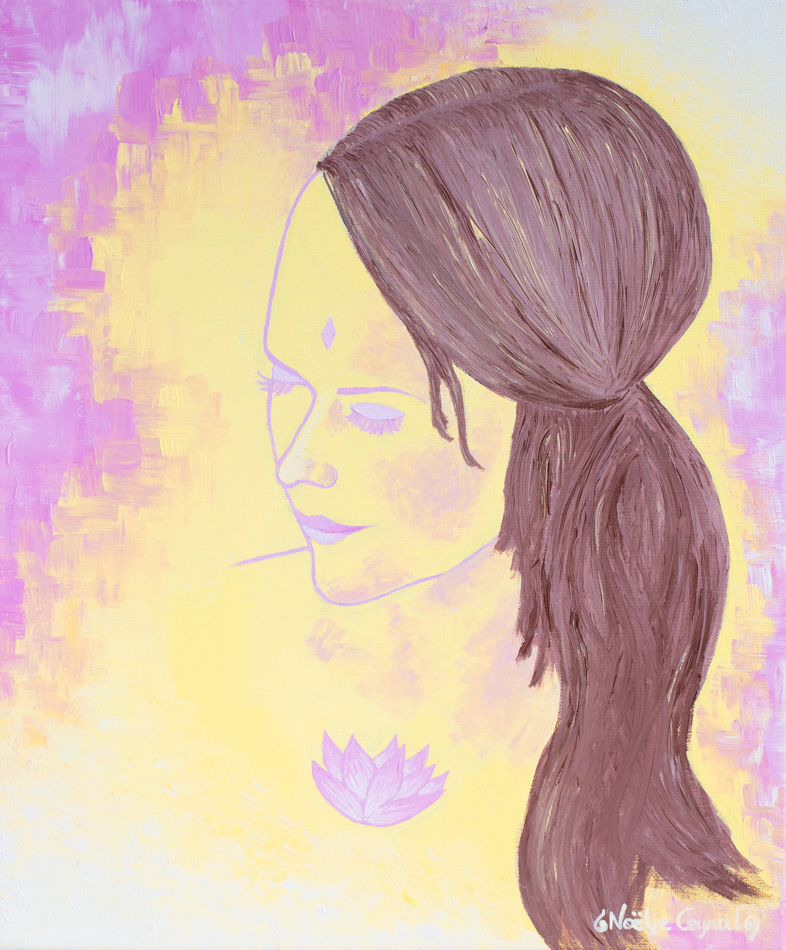 Activation of the pink lotus... Loving and accepting the self unconditionally...