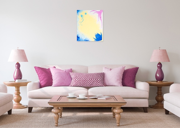come_come_i_have_something_fun_to_show_you_by_contemporary_artist_and_painter_noelie_ceyral_with_white_sofa_with_pink_purple_cushions_254056324