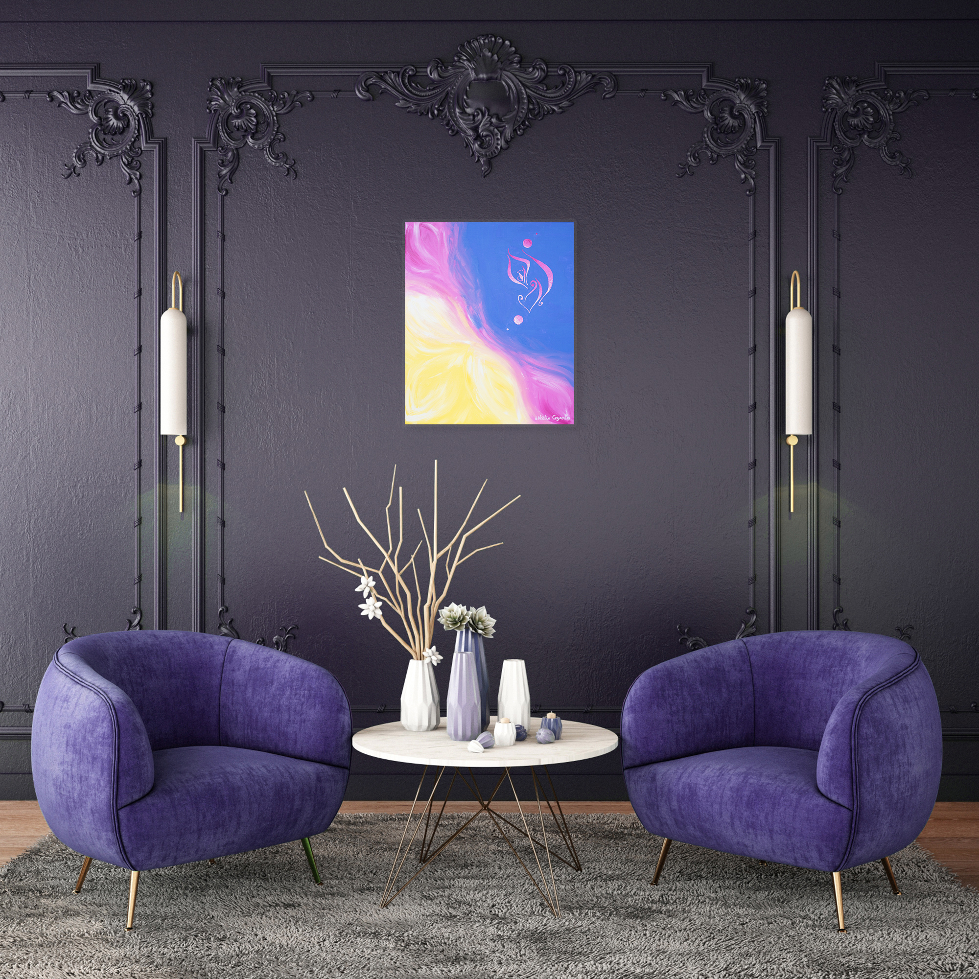 entraining_the_heart_by_noelie_ceyral_with_purple_chair_waiting_room