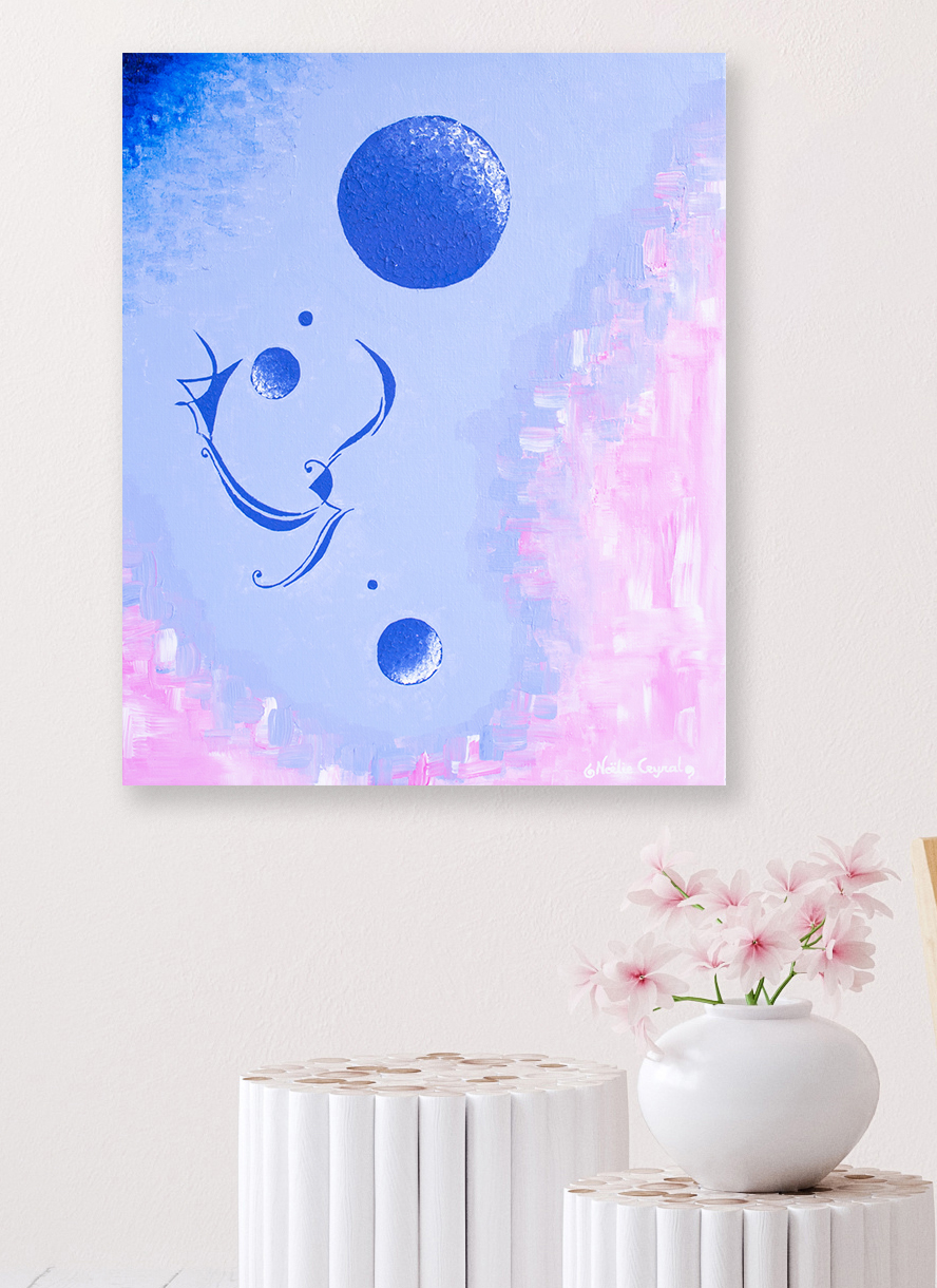 healing_the_core_wound_of_rejection_by_contemporary_artist_and_painter_noelie_ceyral_presentation_with_pink_flowers
