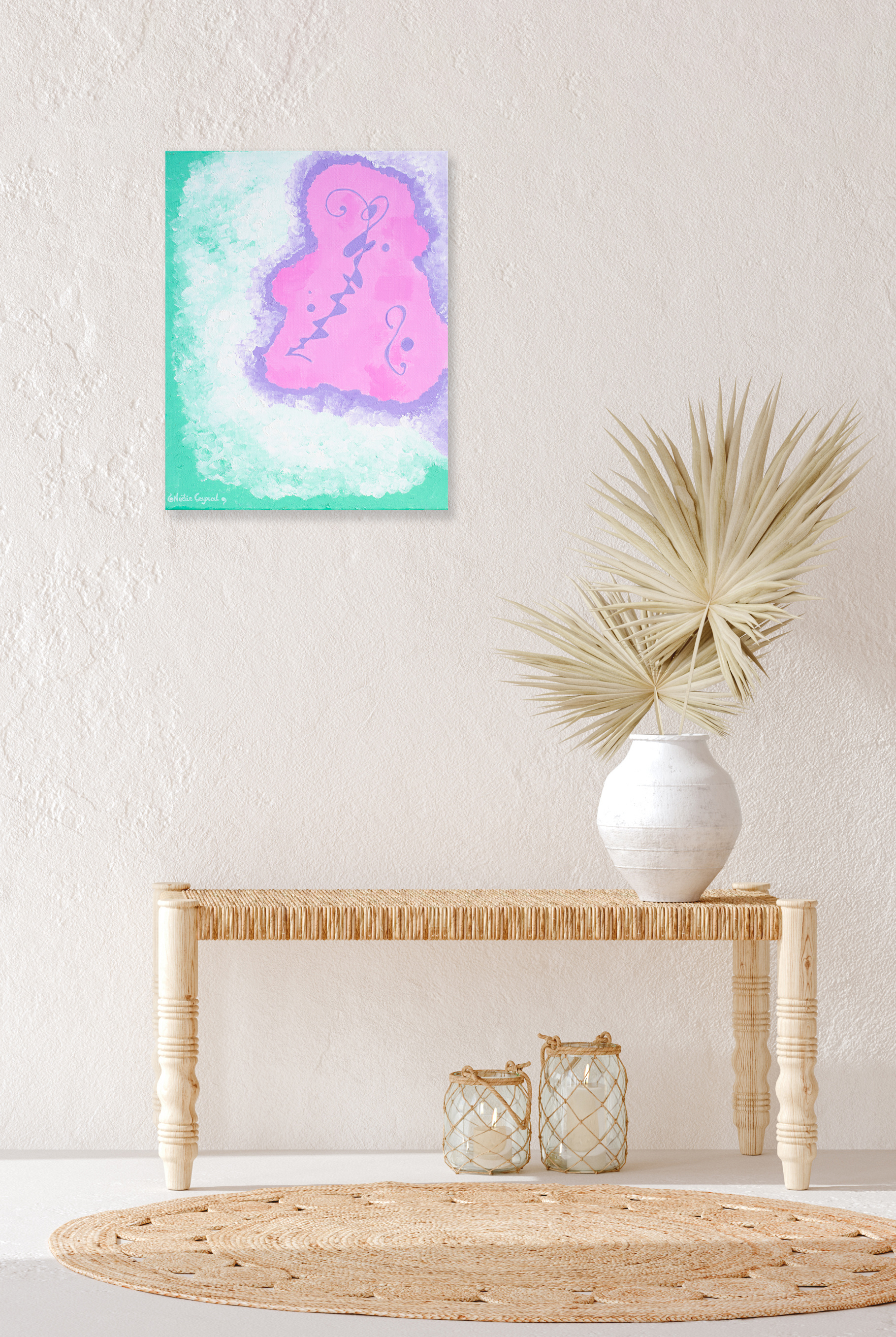 tantric_lovers_key_by_noelie_ceyral_with_white_plant_and_bench